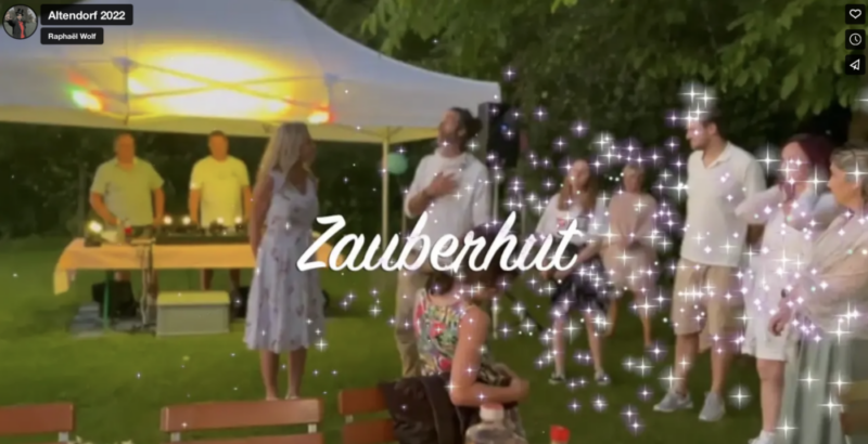 Zauberhut Zauberer Raphael der Wolf Mentalmagie & Kinderzauber Zauberkuchen aus Zürich Geburtstags Show Altendorf